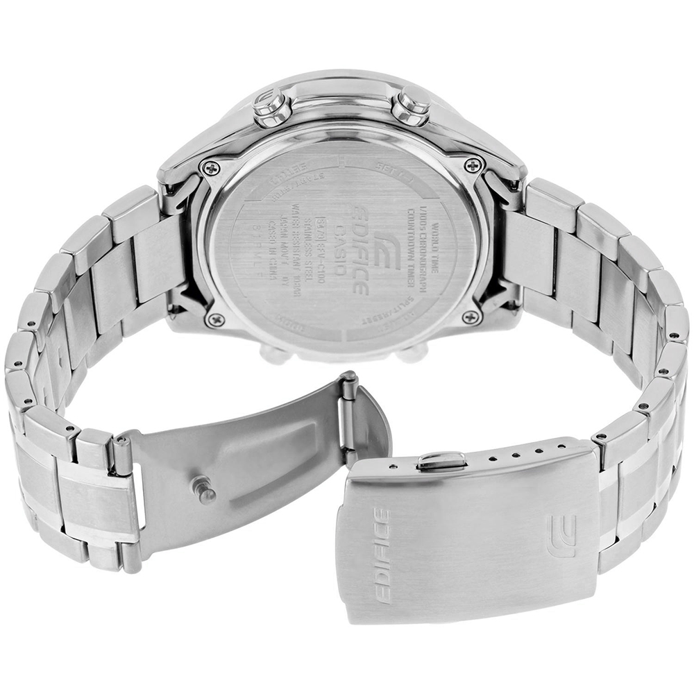 zegarek Edifice EFV-C100D-2AVEF kwarcowy męski EDIFICE Momentum SPORTY LCD CHRONOGRAPH