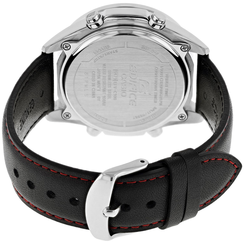 Edifice EFV-C100L-1AVEF męski zegarek EDIFICE Momentum pasek