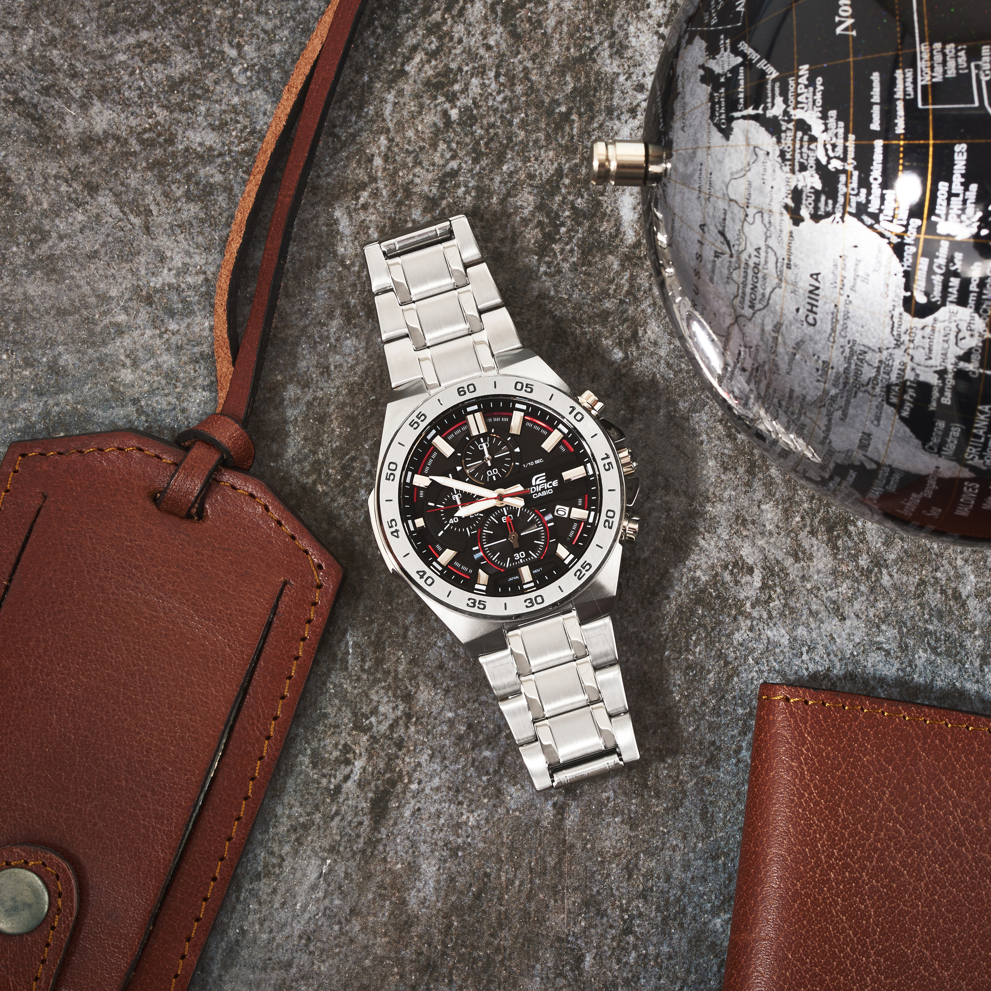 zegarek Edifice EFR-564D-1AVUEF męski z chronograf EDIFICE Premium - miniatura 5