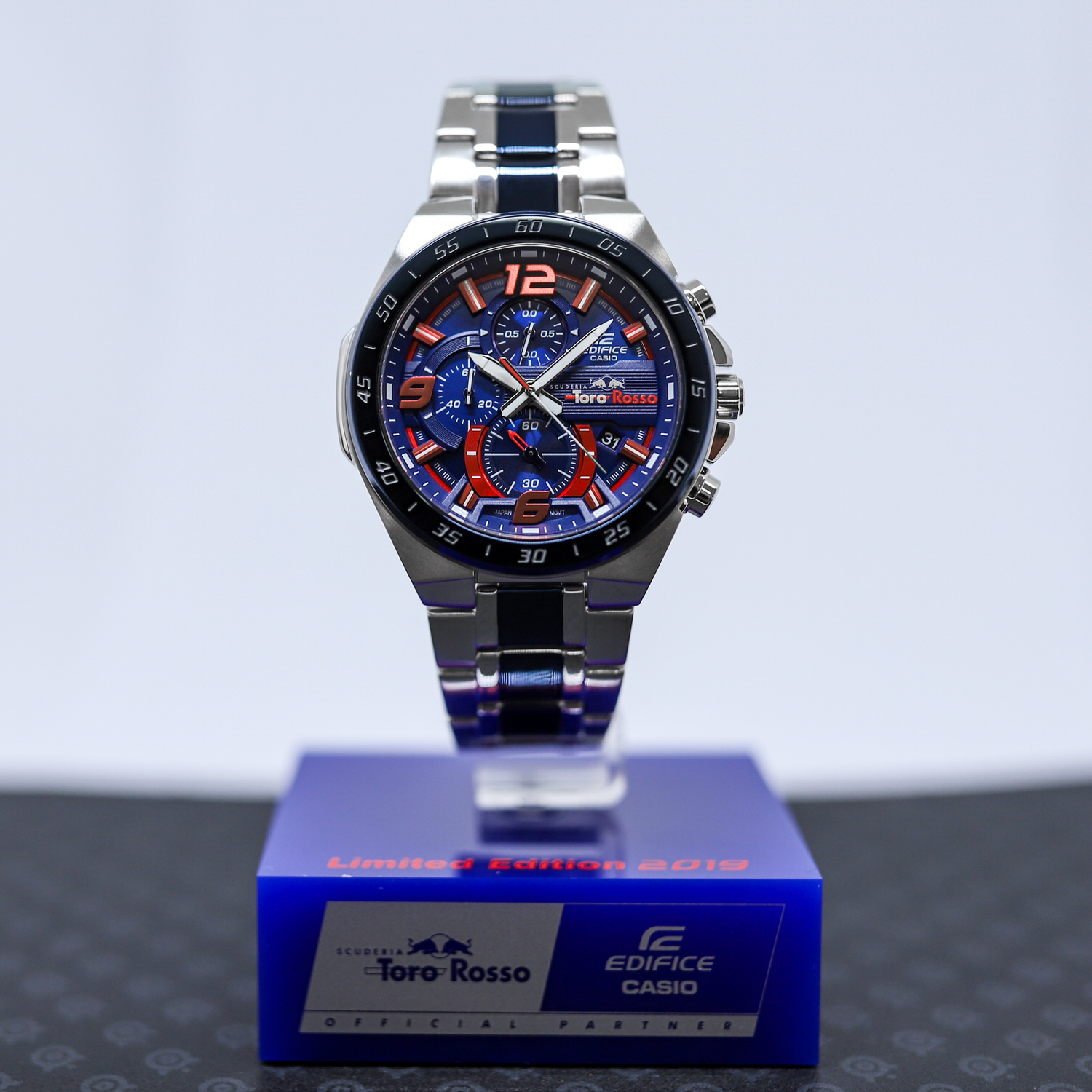zegarek Edifice EFR-564TR-2AER SCUDERIA TORO ROSSO LIMITED EDITION męski z chronograf EDIFICE Premium