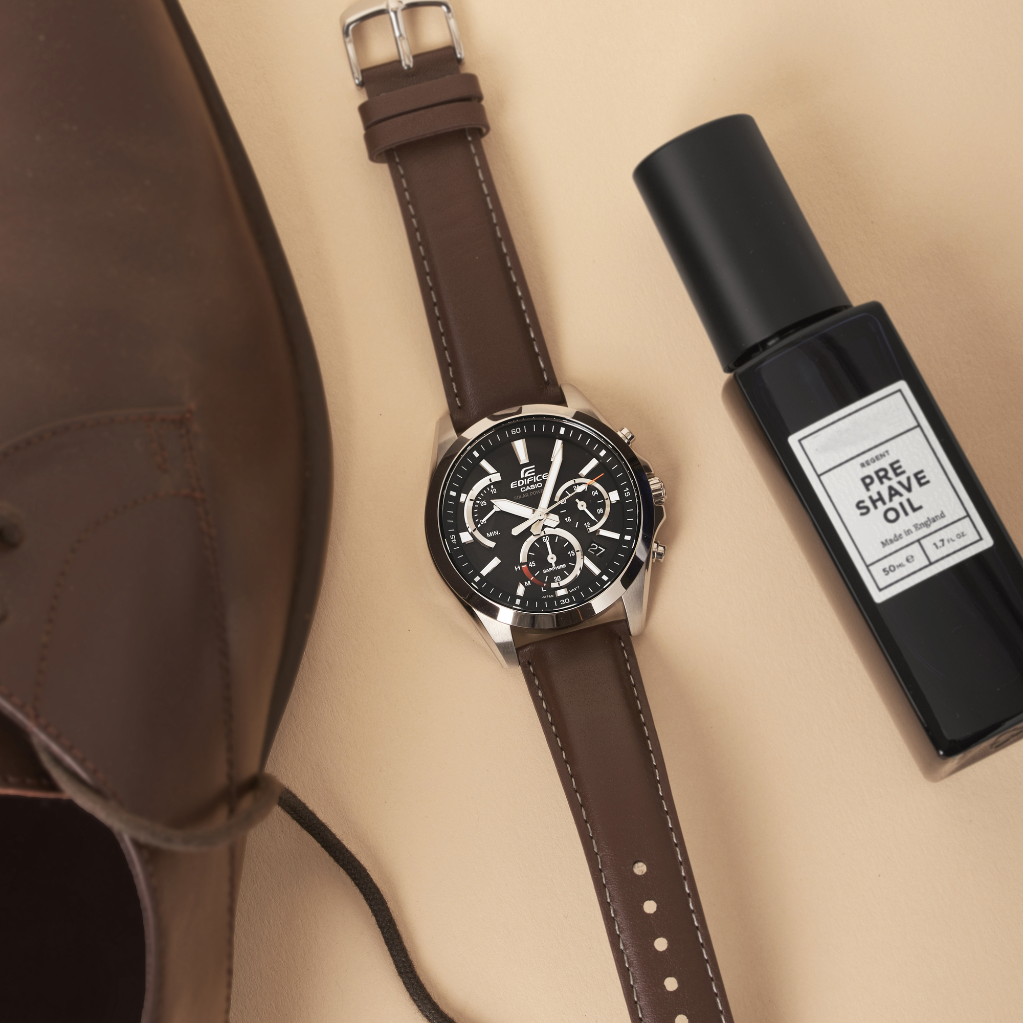 Edifice EFS-S530L-5AVUEF zegarek srebrny klasyczny EDIFICE Premium pasek