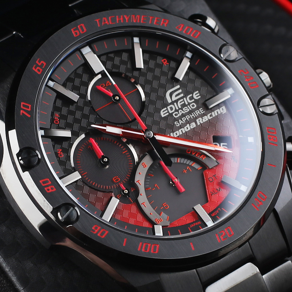 Edifice EQB-1000HR-1AER EDIFICE Premium Super Slim Honda Racing Limited Edition smartwatch męski sportowy szafirowe