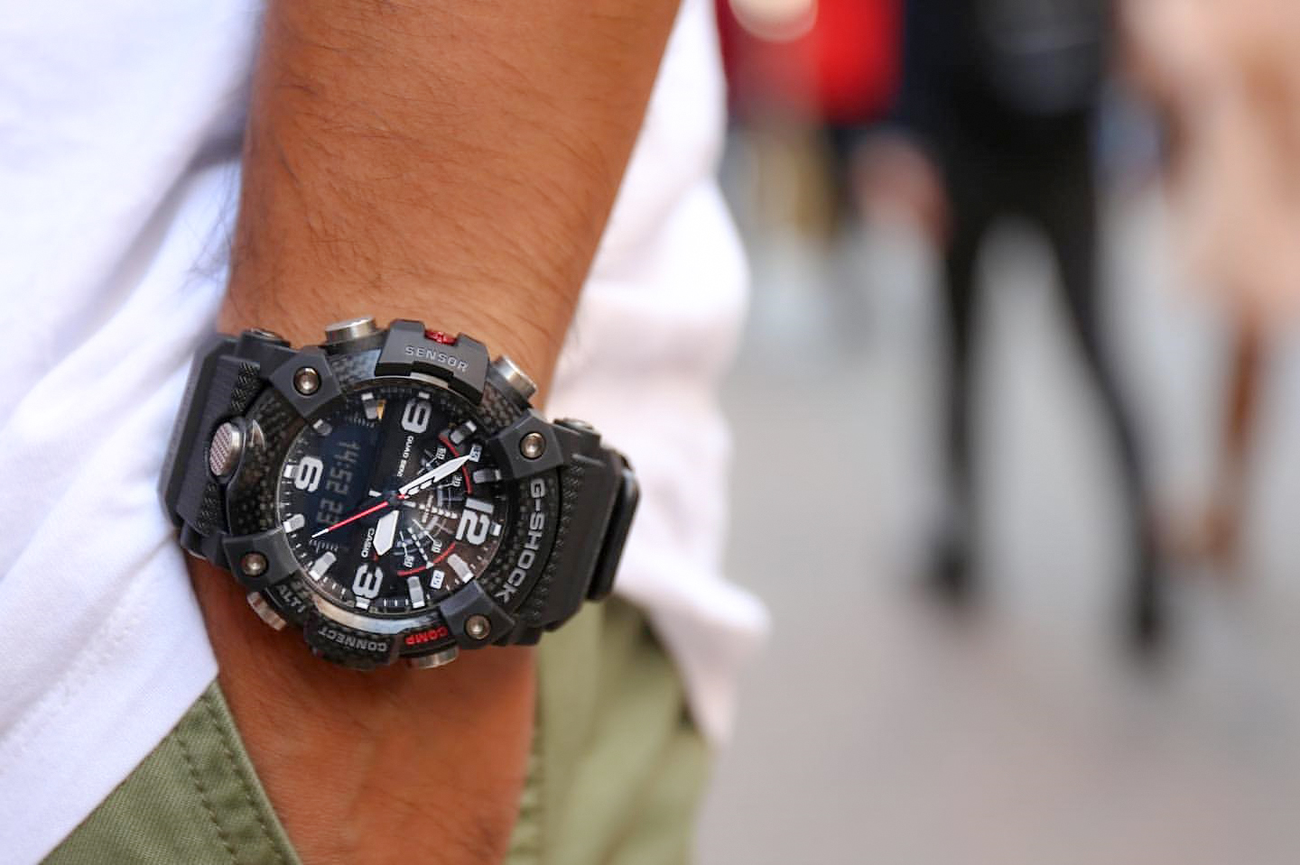 G-Shock GG-B100-1AER Mudmaster Carbon Core smartwatch sportowy G-SHOCK Master of G