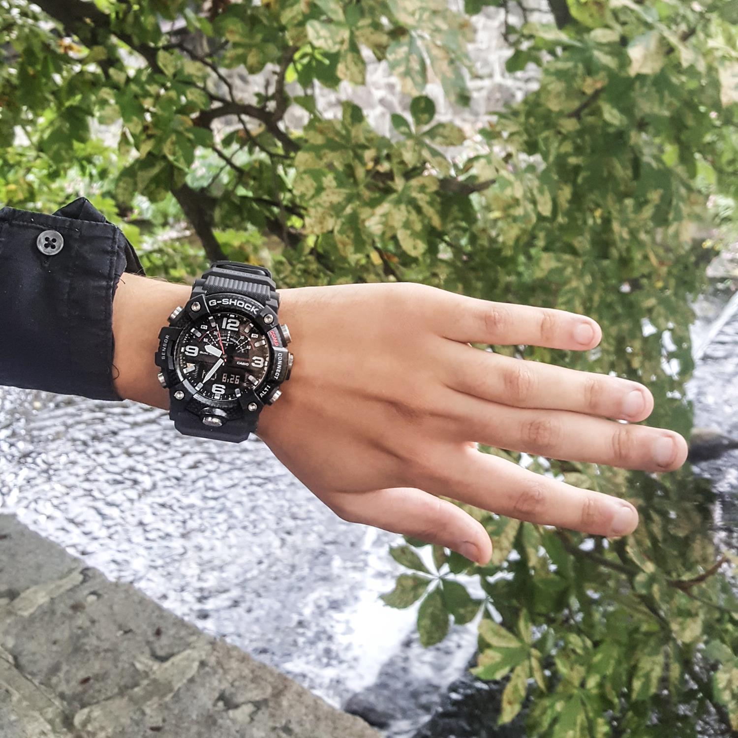 smartwatch G-Shock GG-B100-1AER kwarcowy męski G-SHOCK Master of G Mudmaster Carbon Core