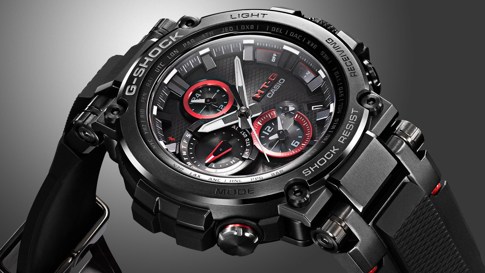 G-Shock MTG-B1000B-1AER smartwatch czarny fashion/modowy G-SHOCK Exclusive pasek - miniatura 8