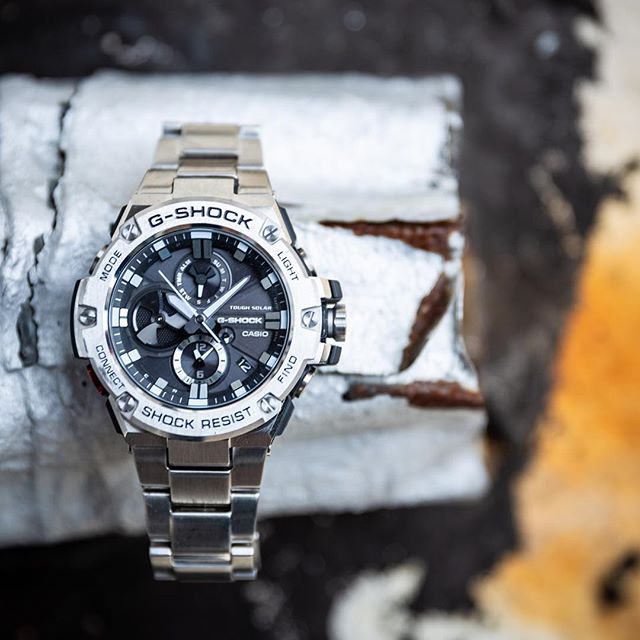 G-Shock GST-B100D-2AER męski smartwatch G-SHOCK G-STEEL bransoleta - miniatura 2