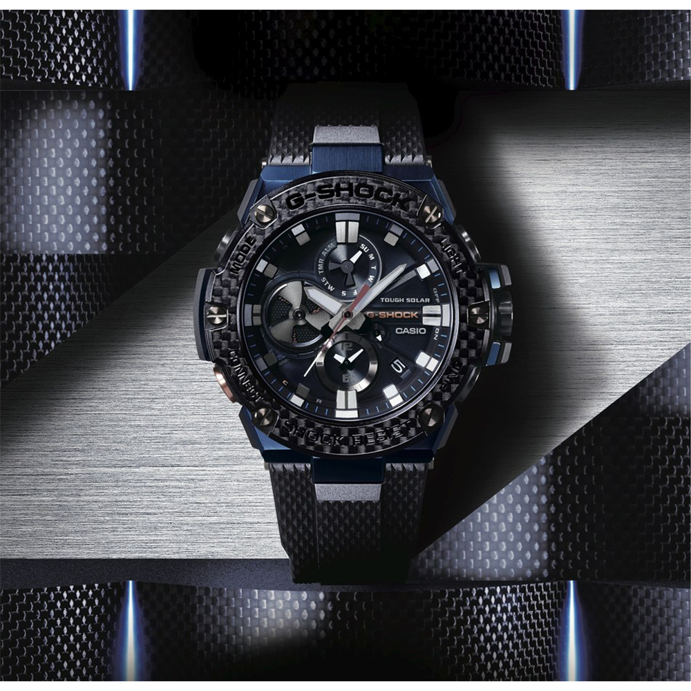 G-Shock GST-B100XB-2AER smartwatch czarny sportowy G-SHOCK G-STEEL pasek - miniatura 8