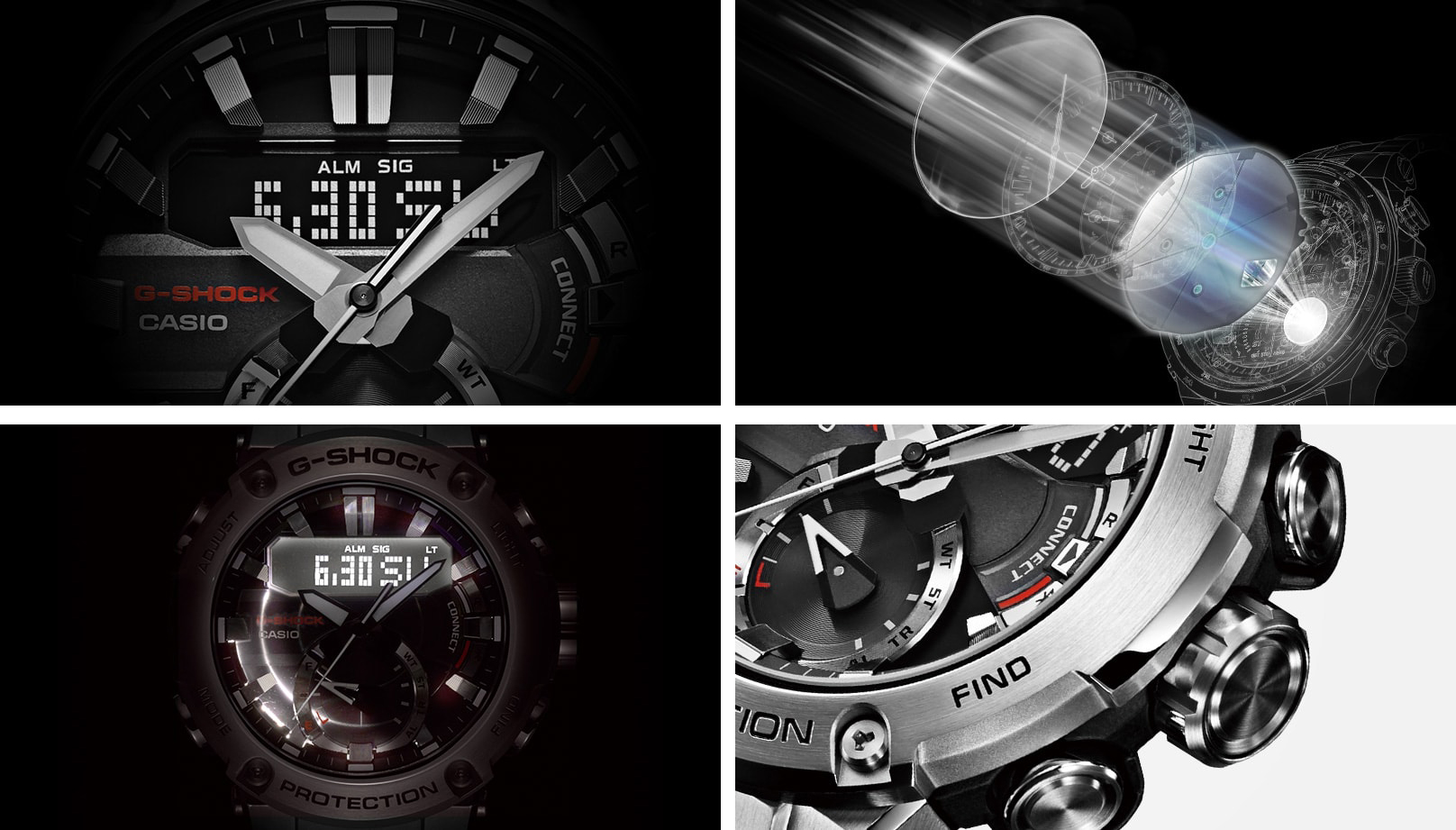zegarek G-Shock GST-B200-1AER solar męski G-SHOCK G-STEEL