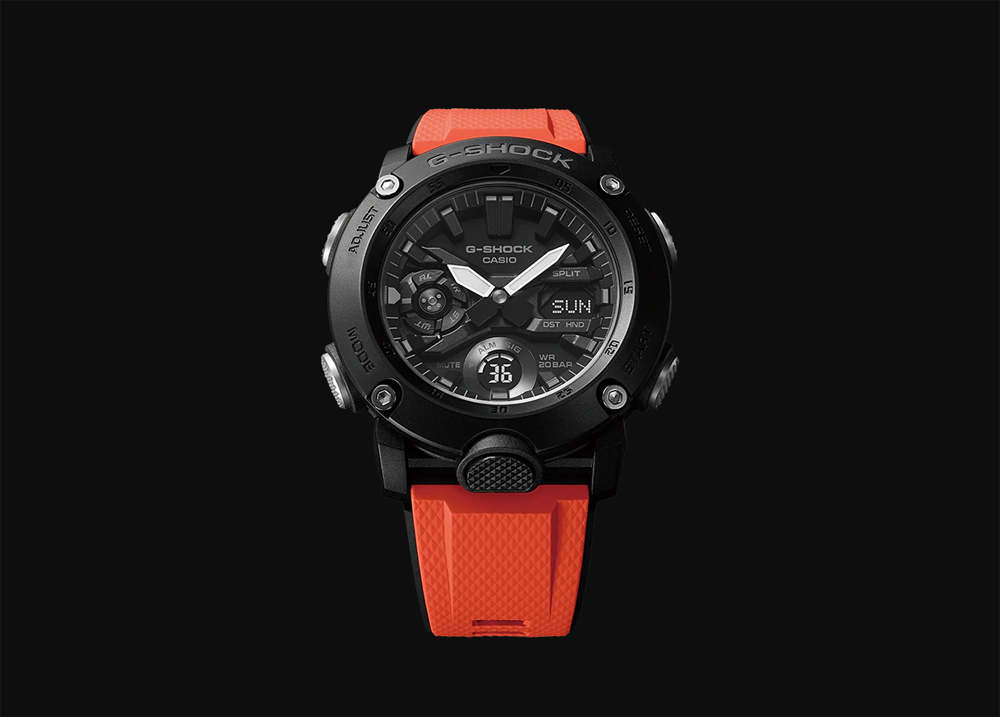 G-Shock GA-2000E-4ER zegarek sportowy G-Shock - miniatura 3