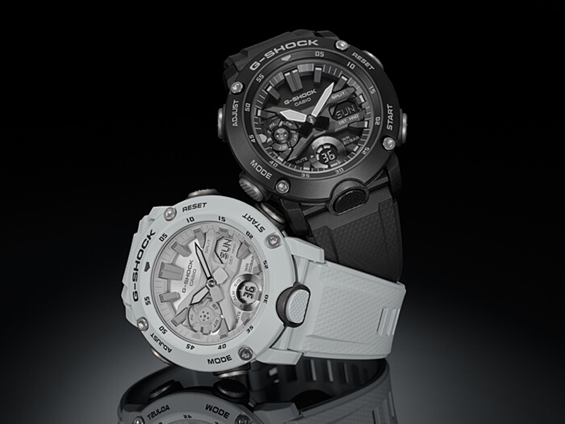 G-Shock GA-2000S-7AER G-Shock sportowy zegarek biały - miniatura 9