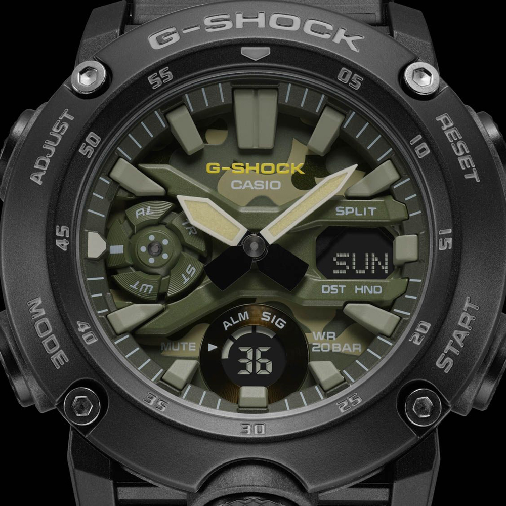 G-Shock GA-2000SU-1AER G-Shock zegarek męski sportowy mineralne - miniatura 8