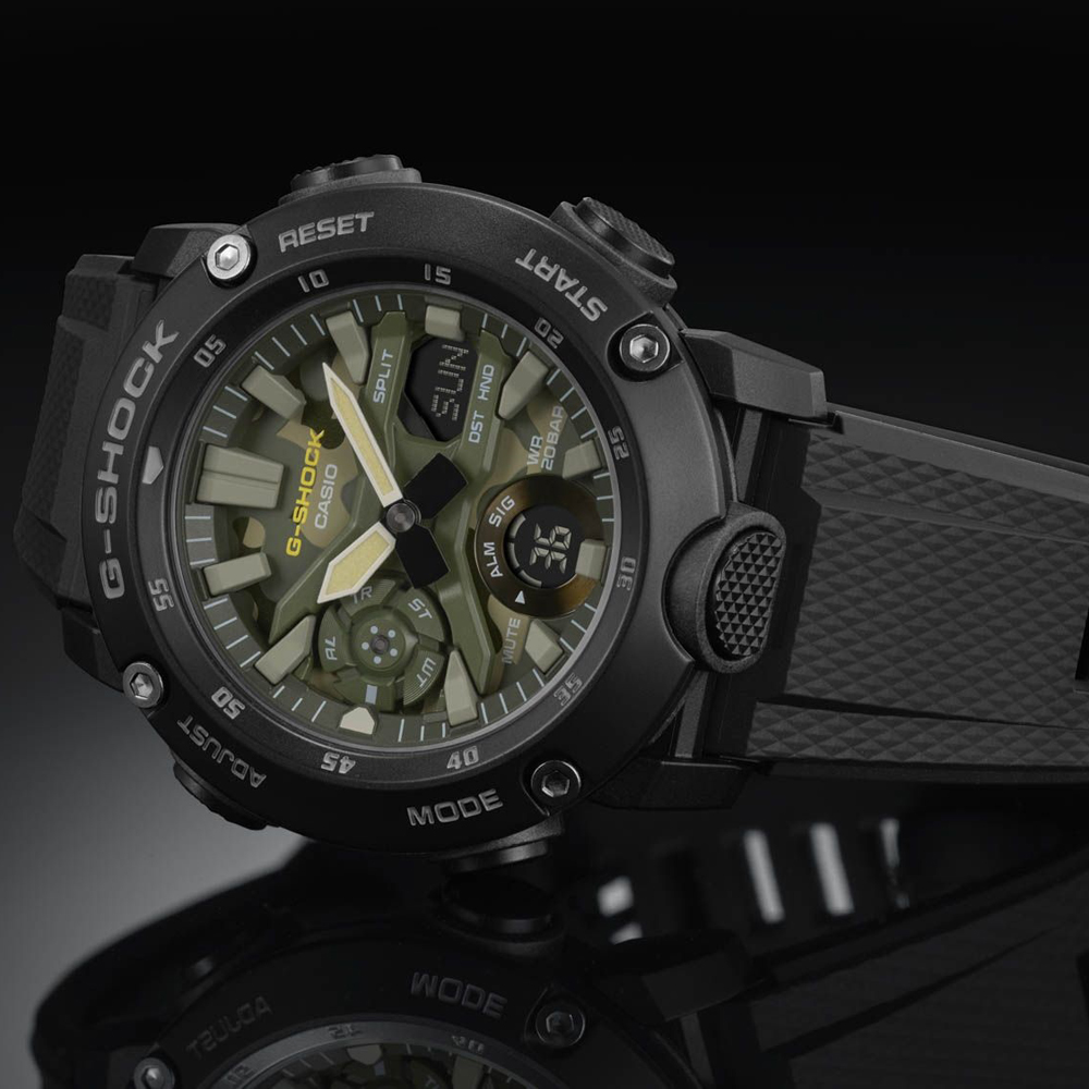 G-Shock GA-2000SU-1AER zegarek czarny sportowy G-Shock pasek - miniatura 5