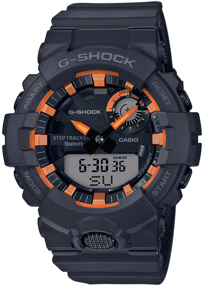 G-SHOCK G-SQUAD BLUETOOTH SYNC STEP TRACKER GBA-800SF-1AER