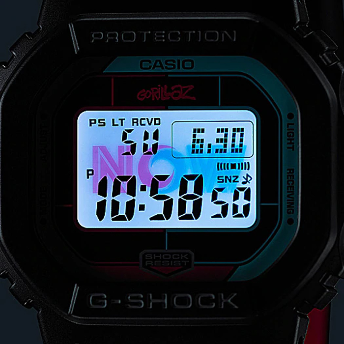 G-Shock GW-B5600GZ-1ER GORILLAZ x G-SHOCK zegarek sportowy G-Shock