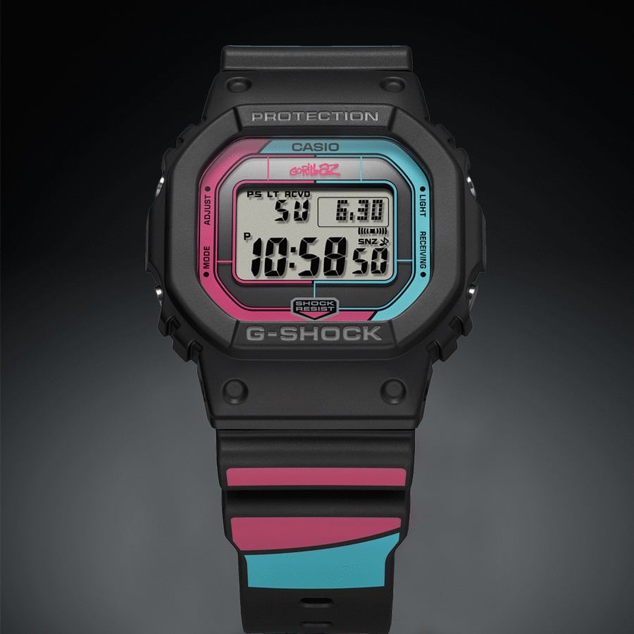 G-Shock GW-B5600GZ-1ER zegarek czarny sportowy G-Shock pasek