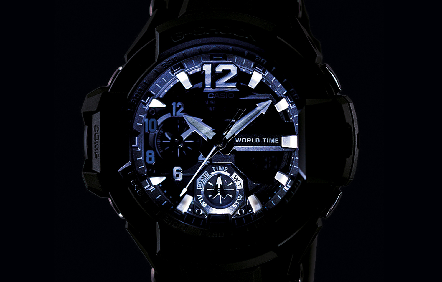 G-Shock GA-1100-2BER zegarek męski G-SHOCK Master of G - miniatura 2