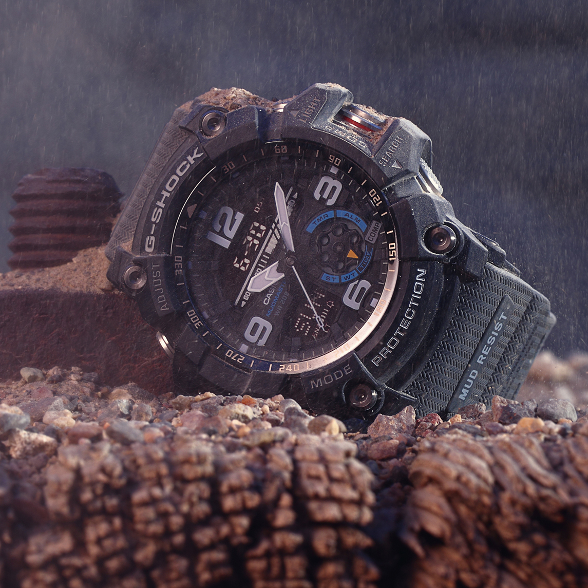zegarek G-Shock GG-1000-1A8ER MUDMASTER męski z termometr G-SHOCK Master of G