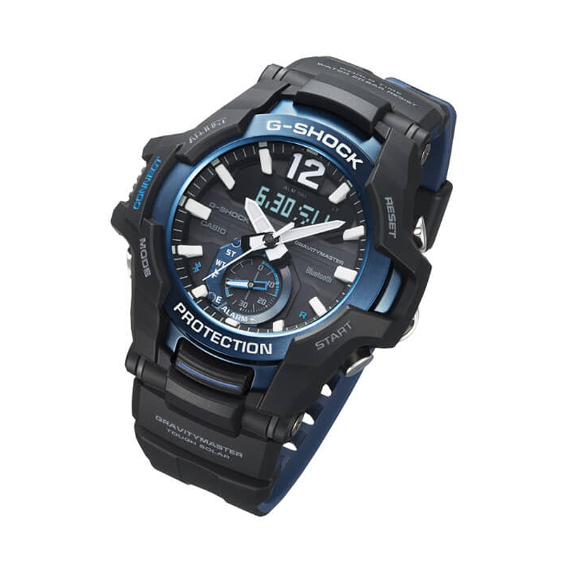 G-Shock GR-B100-1A2ER zegarek czarny sportowy G-SHOCK Master of G pasek
