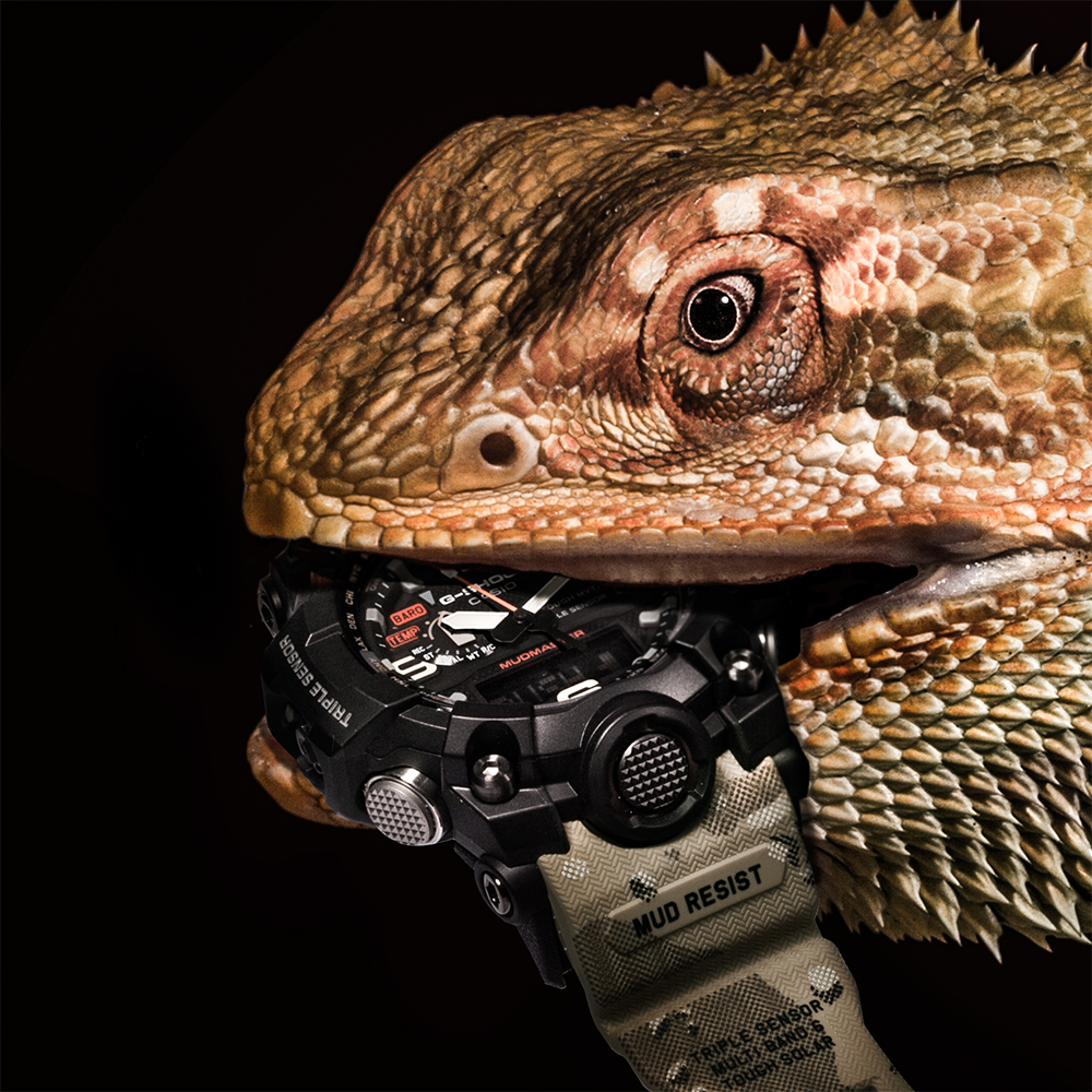 zegarek G-Shock GWG-1000DC-1A5ER Mudmaster męski z termometr G-SHOCK Master of G - miniatura 3