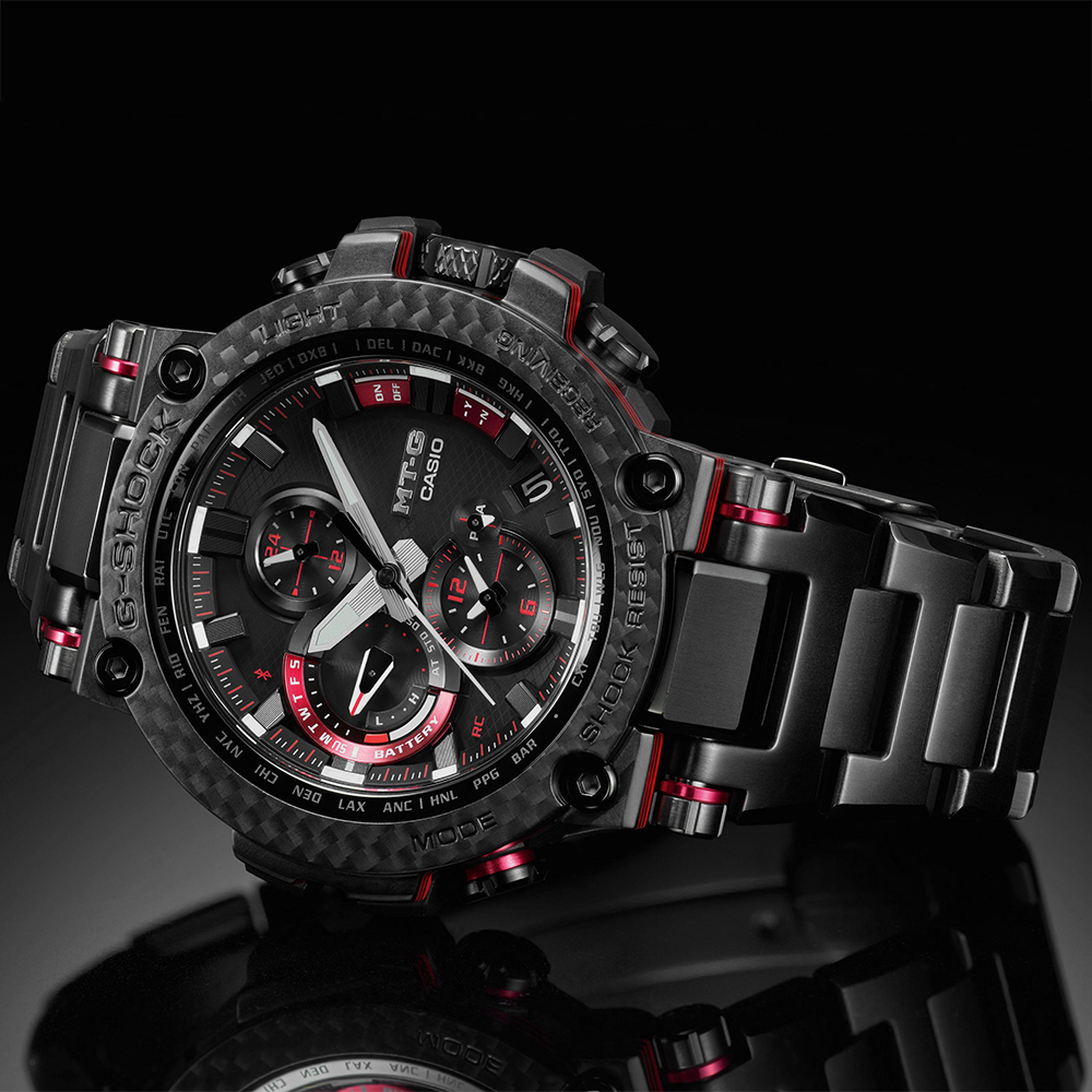 G-Shock MTG-B1000XBD-1AER G-Shock sportowy zegarek czarny - miniatura 9