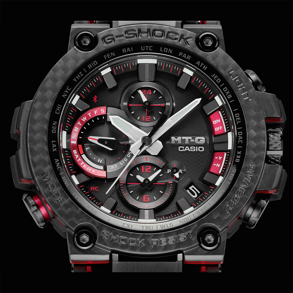 G-Shock MTG-B1000XBD-1AER G-Shock zegarek męski sportowy szafirowe - miniatura 8