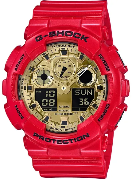 G-Shock GA-100VLA-4AER G-SHOCK Original - zdjęcie 1