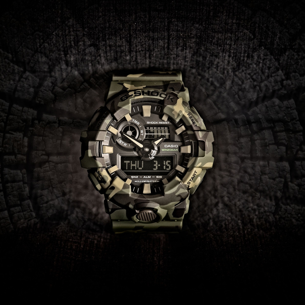 G-Shock GA-700CM-3AER zegarek męski G-SHOCK Original - miniatura 2