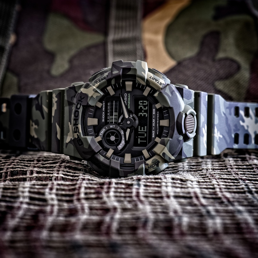 G-Shock GA-700CM-3AER męski zegarek G-SHOCK Original pasek - miniatura 3