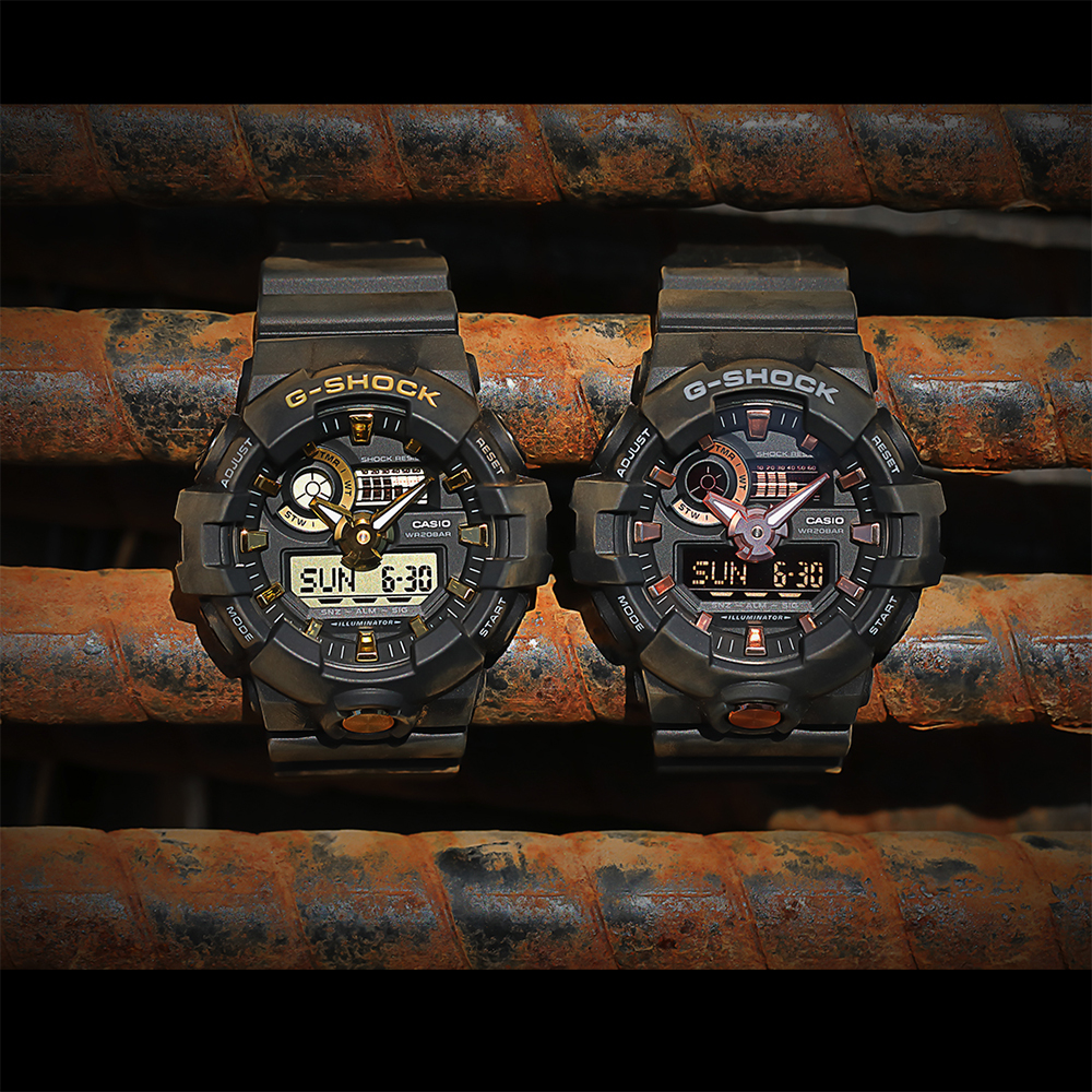 G-Shock GA-710B-1A4ER męski zegarek G-SHOCK Original pasek - miniatura 3