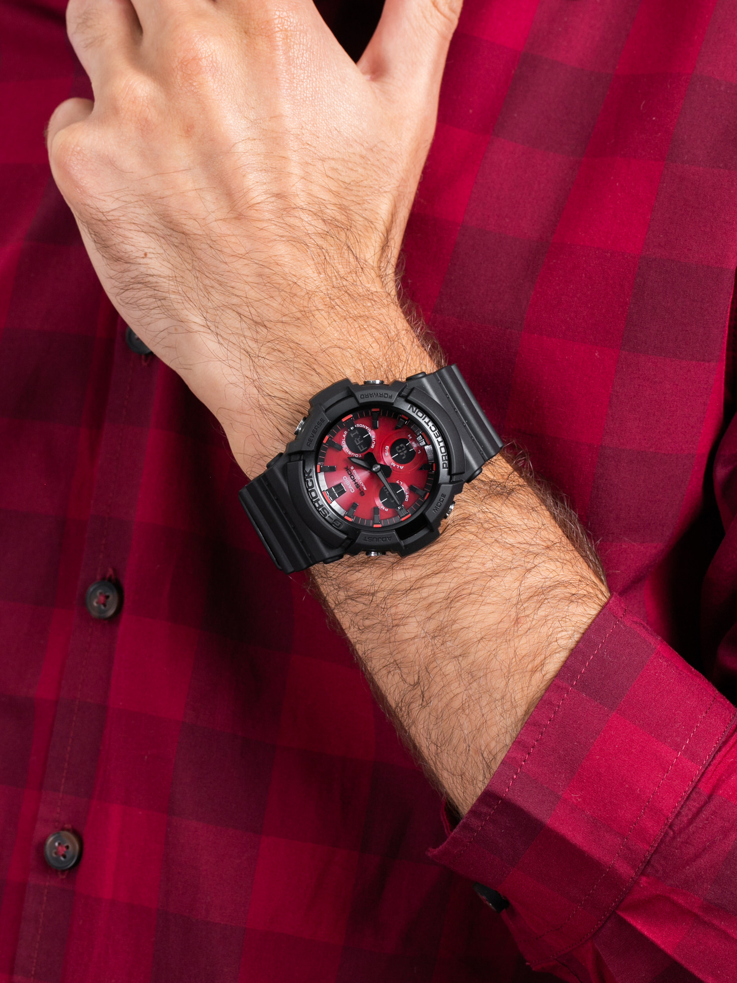 G-Shock GAW-100AR-1AER męski zegarek G-SHOCK Original pasek - miniatura 3