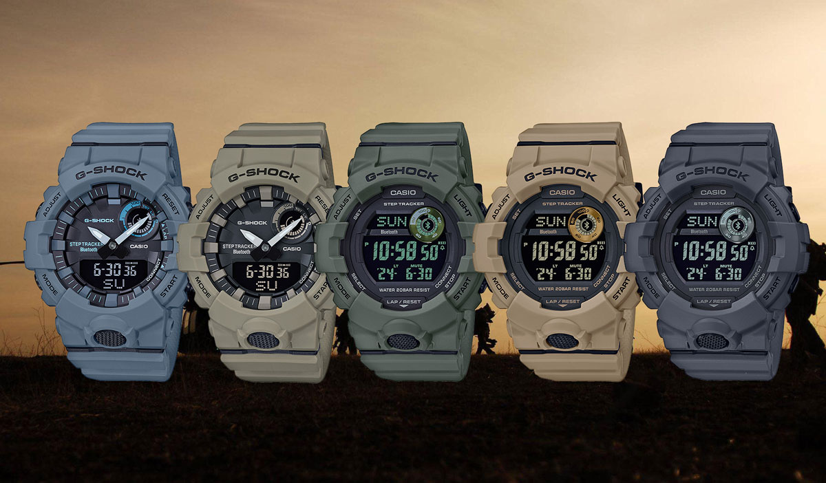 G-Shock GBD-800UC-8ER zegarek szary sportowy G-SHOCK Original pasek - miniatura 8