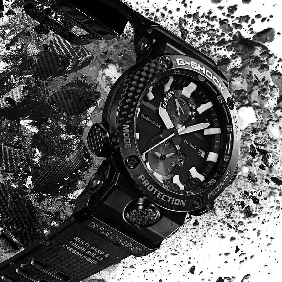 G-Shock GWR-B1000-1AER G-SHOCK Master of G Gravitymaster smartwatch męski sportowy szafirowe - miniatura 8