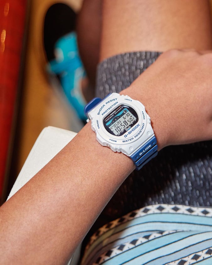 G-Shock GWX-5700SS-7ER zegarek biały sportowy G-SHOCK Original pasek - miniatura 5