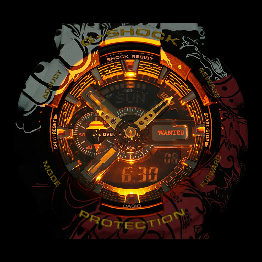 zegarek G-Shock GA-110JOP-1A4ER G-SHOCK x ONE PIECE Collaboration G-SHOCK Specials mineralne