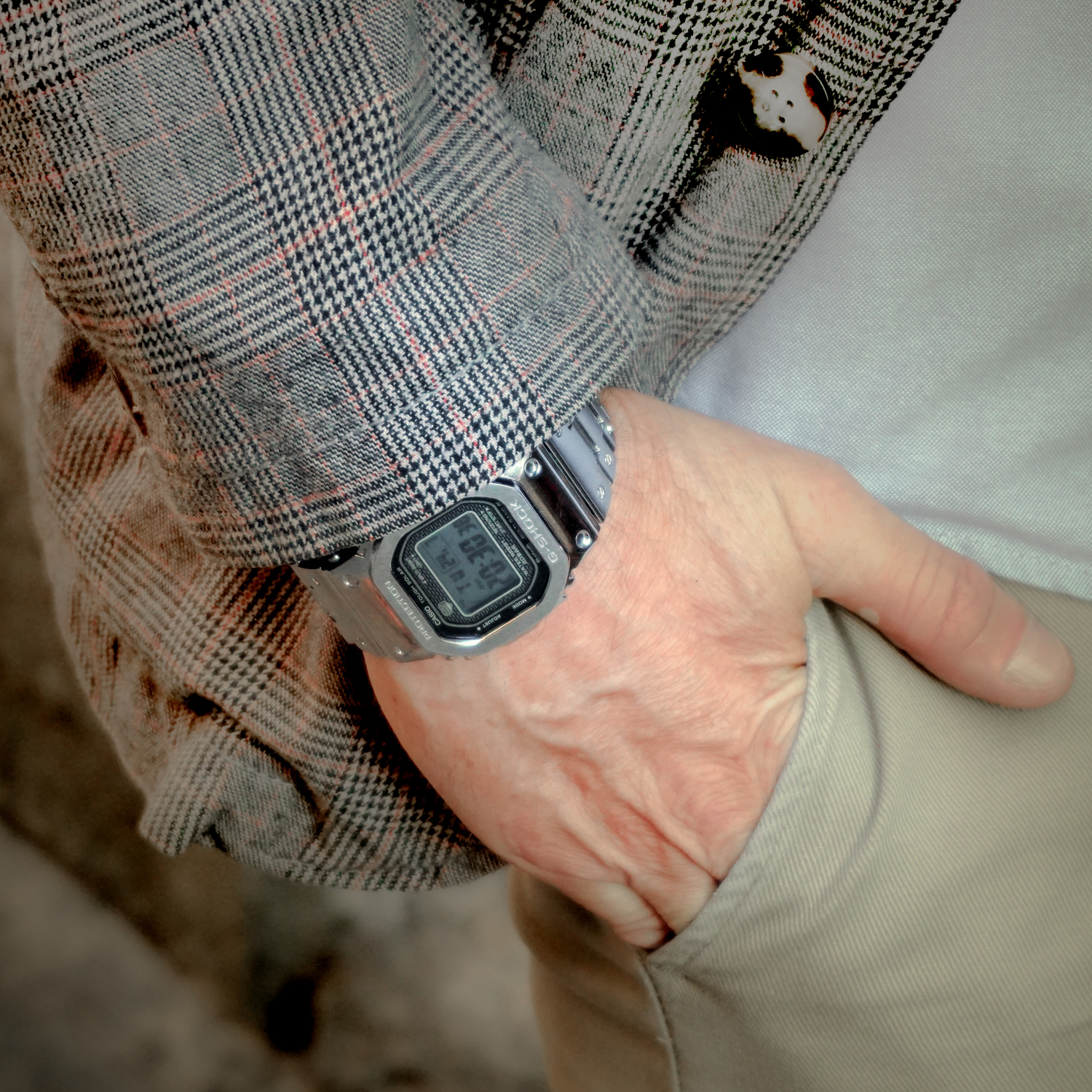 G-Shock GMW-B5000D-1ER zegarek męski sportowy G-SHOCK Specials bransoleta