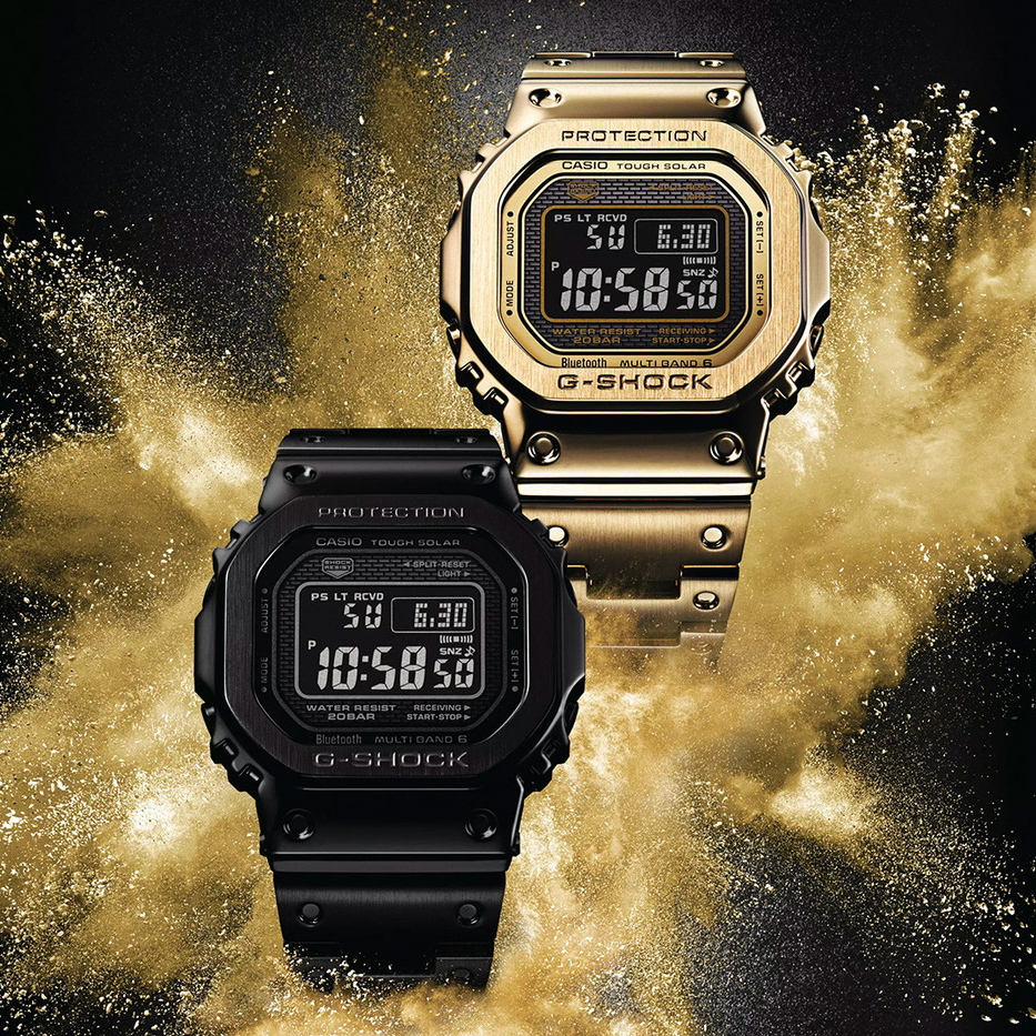 zegarek G-Shock GMW-B5000GD-9ER solar męski G-SHOCK Specials FULL METAL