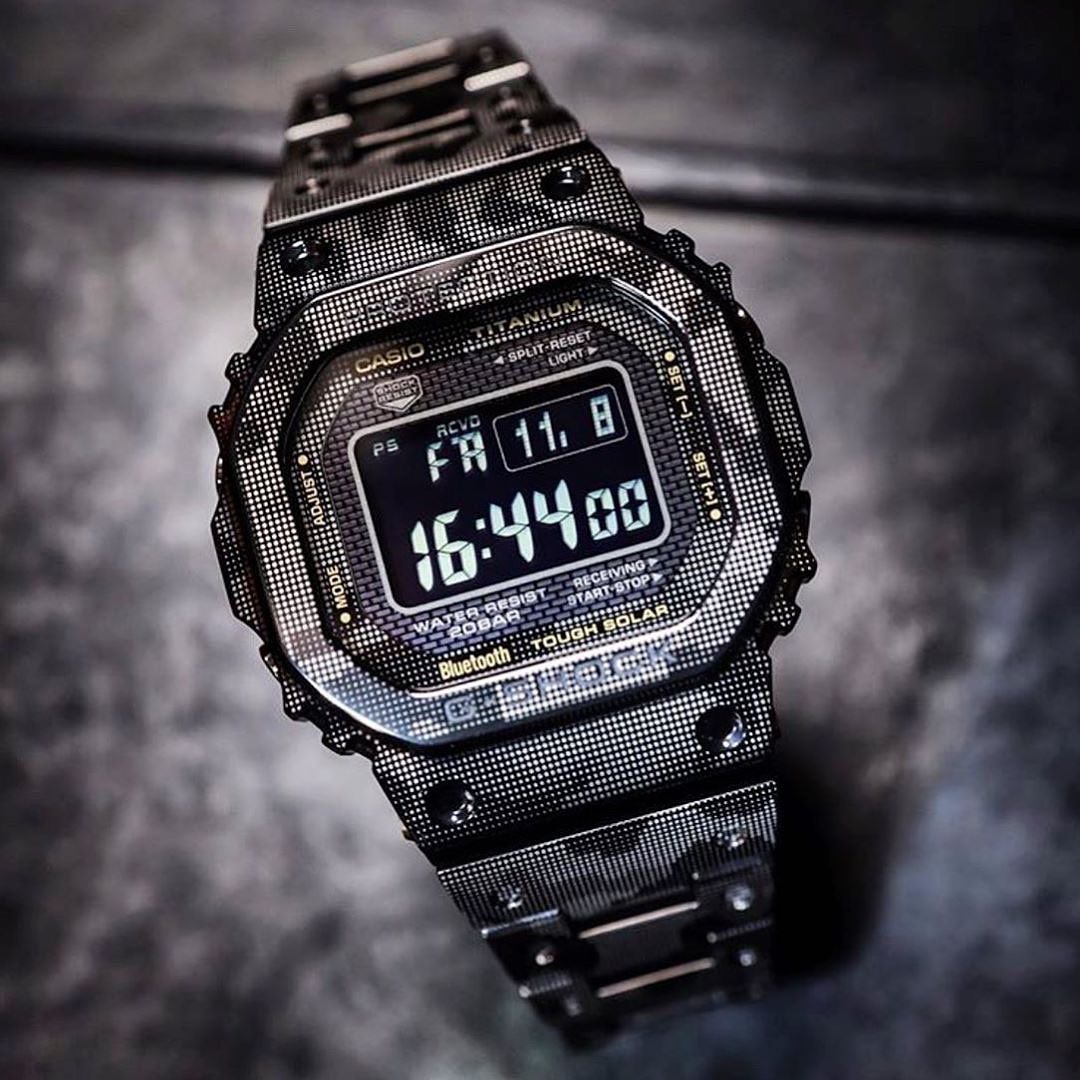 zegarek G-Shock GMW-B5000TCM-1ER solar męski G-SHOCK Specials Lazered Camo horloge Titanium Limited Edition - miniatura 6