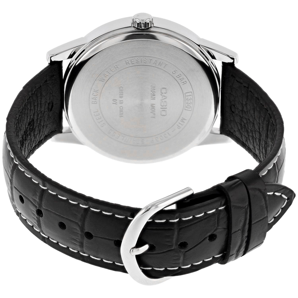 Casio MTP-1303PL-1FVEF zegarek srebrny klasyczny Klasyczne pasek