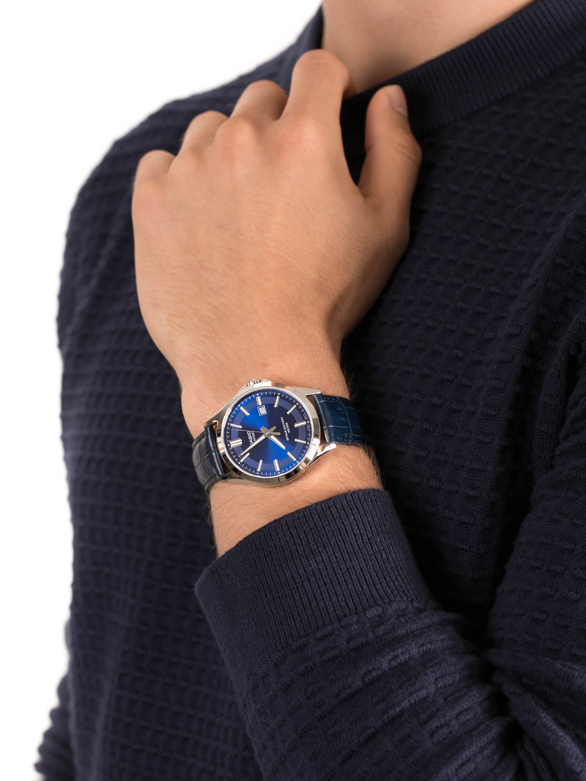 Casio MTS-100L-2AVEF męski zegarek Klasyczne pasek - miniatura 3