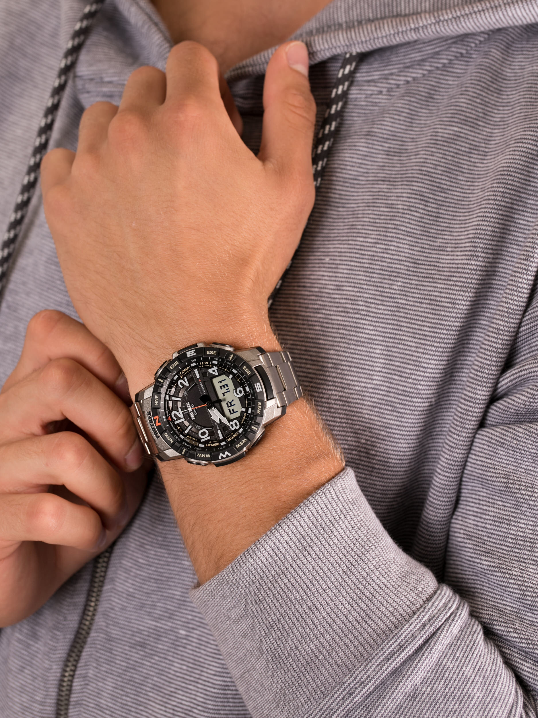 zegarek ProTrek PRT-B50T-7ER męski z termometr ProTrek - miniatura 3