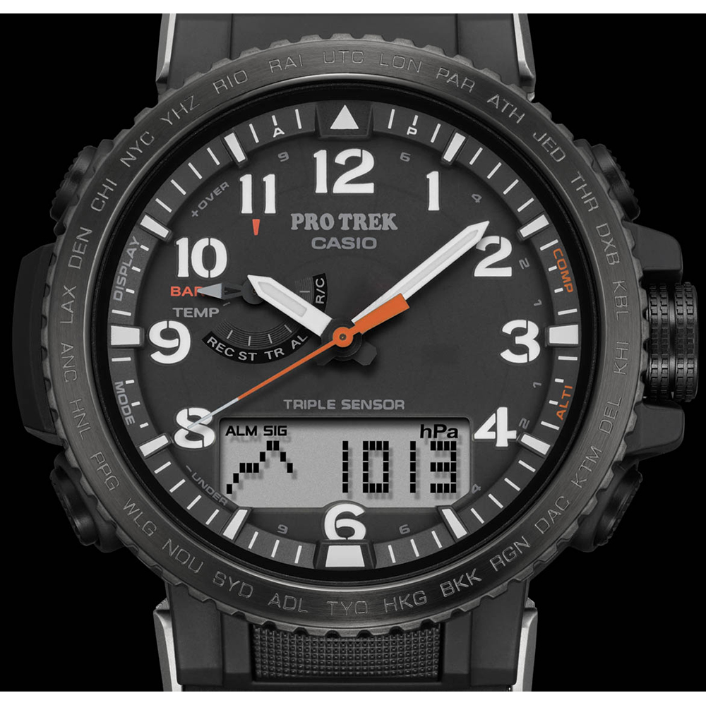 ProTrek PRW-50Y-1AER zegarek czarny sportowy ProTrek pasek - miniatura 5