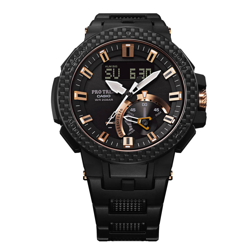 ProTrek PRW-7000X-1ER zegarek czarny sportowy ProTrek pasek - miniatura 5