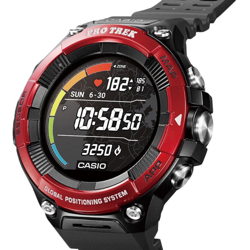 Zegarek ProTrek Casio Smartwatch Digital Bluetooth Moonphase męski - miniatura 5