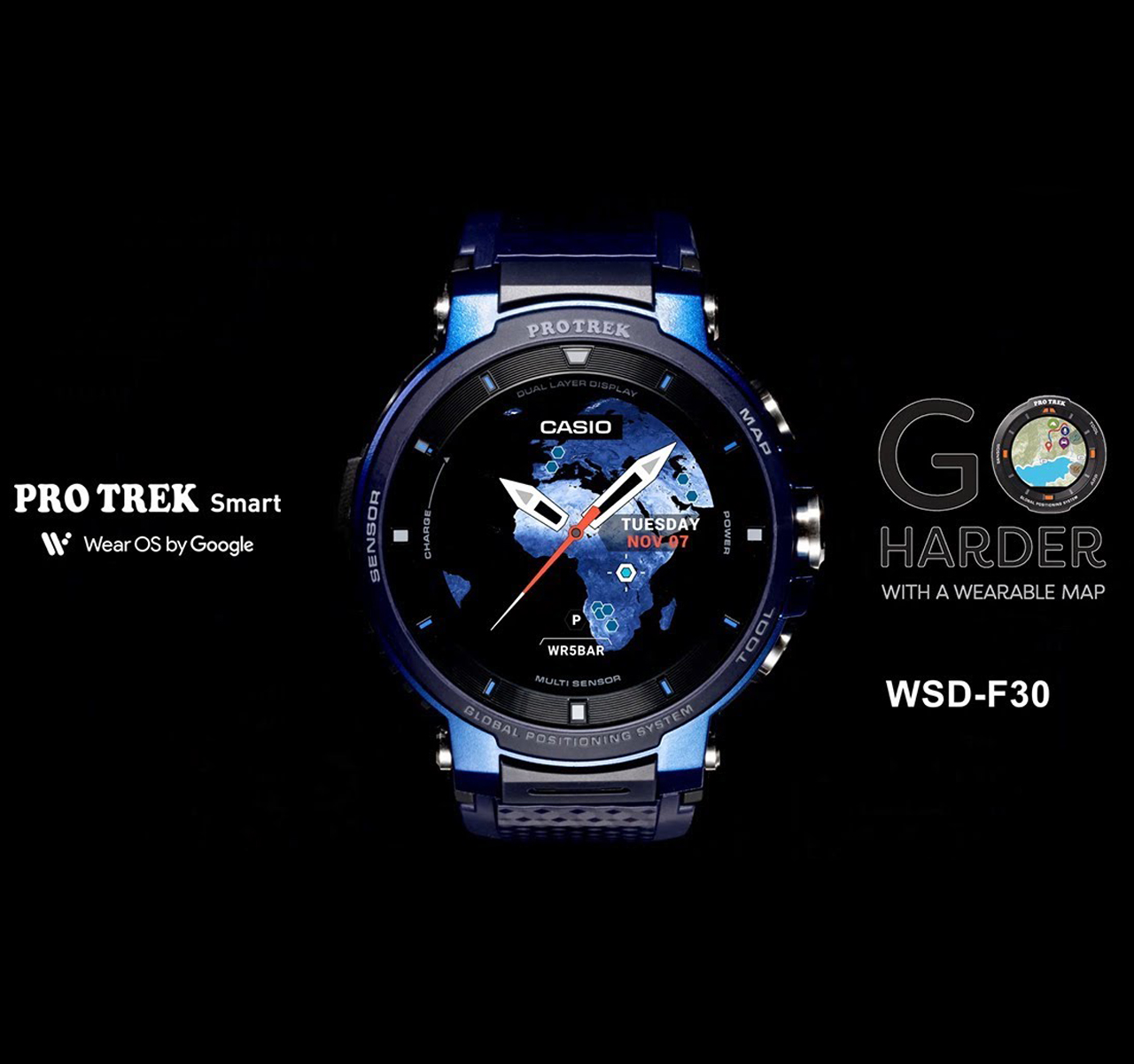 ProTrek WSD-F30-BUCAE ProTrek Smart zegarek sportowy ProTrek - miniatura 4