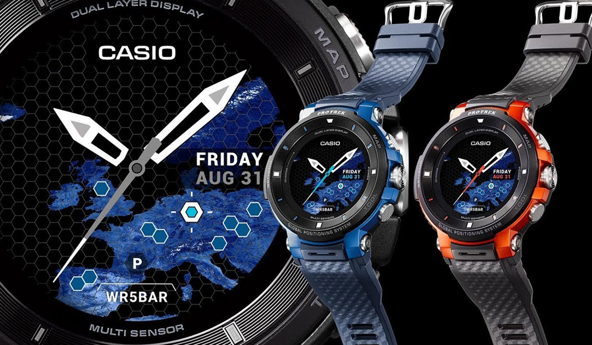 ProTrek WSD-F30-BUCAE zegarek czarny sportowy ProTrek pasek - miniatura 5