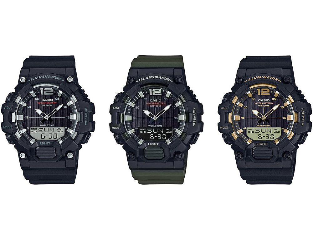 Casio HDC-700-1AVEF męski zegarek Sportowe pasek