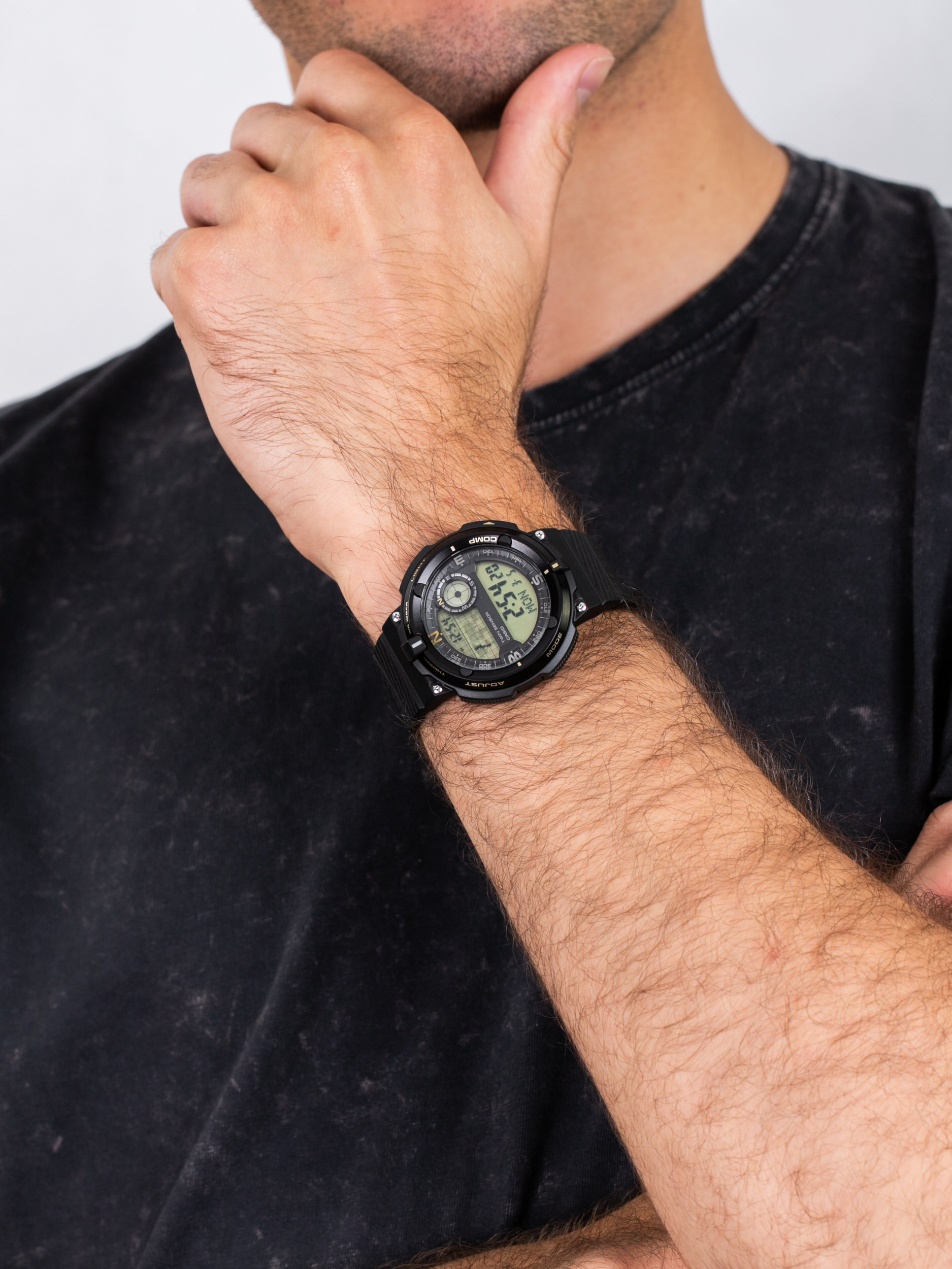 zegarek Casio SGW-600H-9AER męski z termometr Sportowe