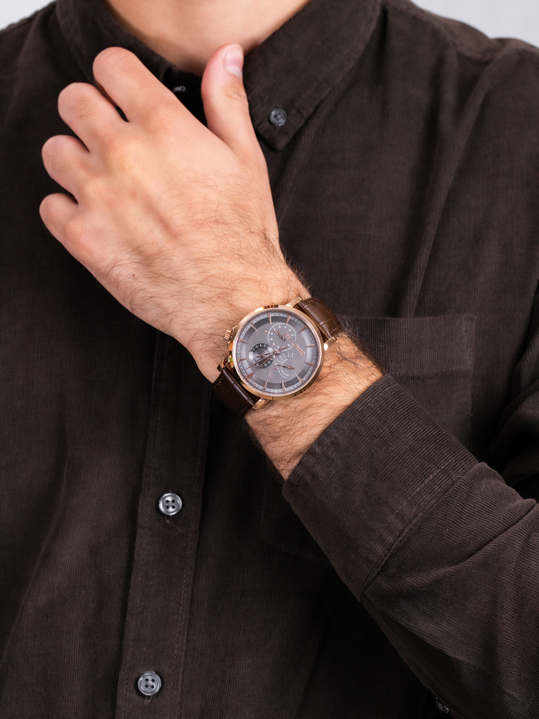 Cerruti 1881 CRA24901 męski zegarek Caiano pasek - miniatura 3