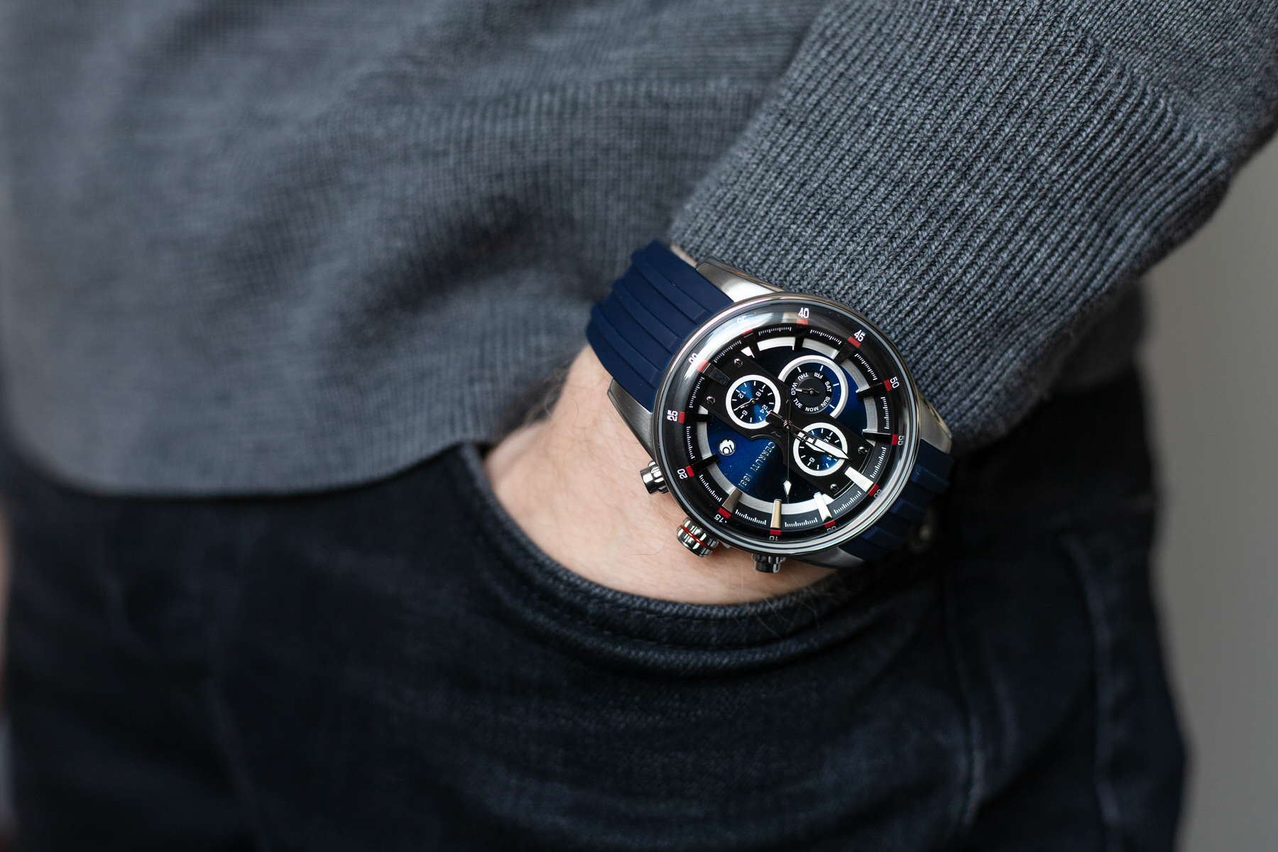 Cerruti 1881 CRA26101 męski zegarek Rozzano pasek - miniatura 2