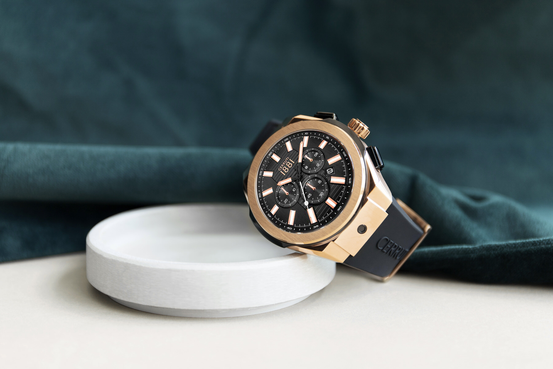 Cerruti 1881 CRA163SRB02BK zegarek męski Ruscello - miniatura 2